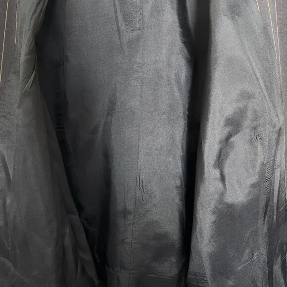 Lauren Ralph Lauren Women's Chocolate Brown Pin Stripe Vest Size Large - Picture 3 of 7